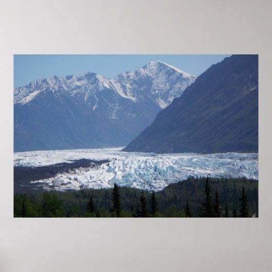 Poster Imprimer le glacier Matanuska (Devant)