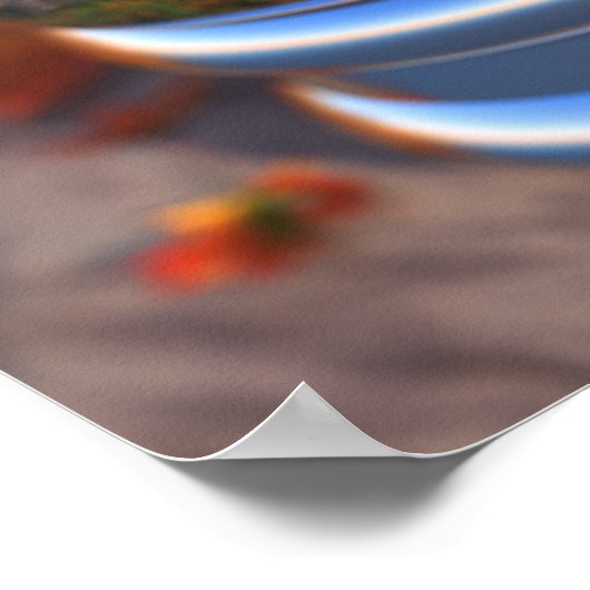 Poster Imprimer le globe de la feuille d'érable (Coin)