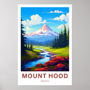 Poster Imprimer le mont Hood Oregon