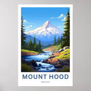 Poster Imprimer le mont Hood Oregon