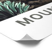 Poster Imprimer Le Mont Kenya Afrique (Coin)