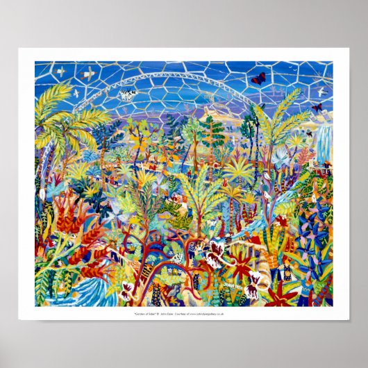 Poster Imprimer : le projet Eden de John Dyer (Devant)