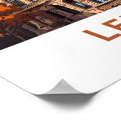 Poster Imprimer Leipzig Allemagne (Coin)