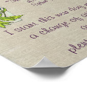 Poster Imprimer les bénédictions (Coin)