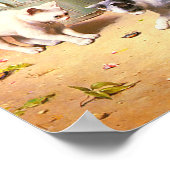 Poster Imprimer : "Les chatons jouent avec les coléoptère (Coin)