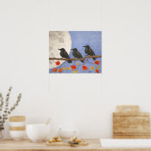 Poster Imprimer les corbeaux de récolte (Cuisine)