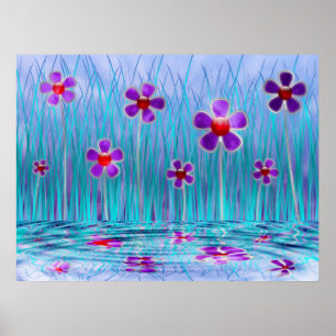 Poster Imprimer les marguerites timides