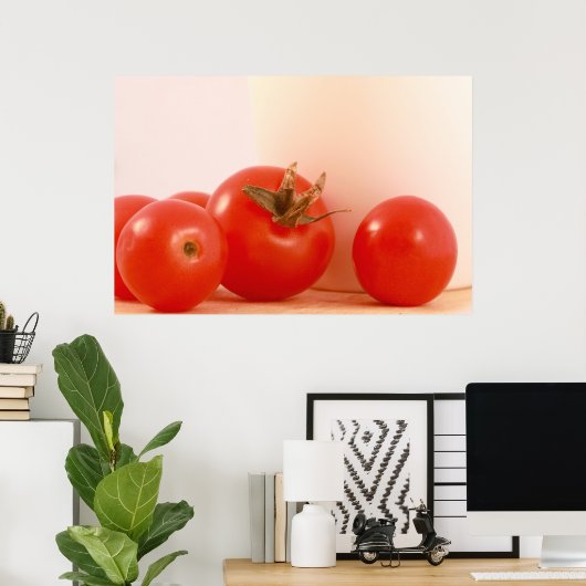 Poster Imprimer les tomates (Bureau à domicile)