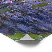 Poster Imprimer - Lillies d'eau par Claude Monet (Coin)