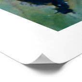 POSTER IMPRIMER "LILLY BLANC" (Coin)