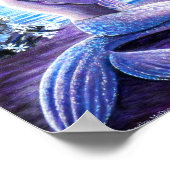 Poster Imprimer l'image de la sirène sur la lune (Coin)