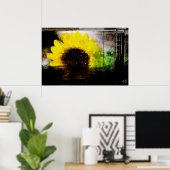 Poster Imprimer l'image de tournesol (Bureau à domicile)