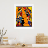 Poster Imprimer l'image Retro London Vintage (Cuisine)