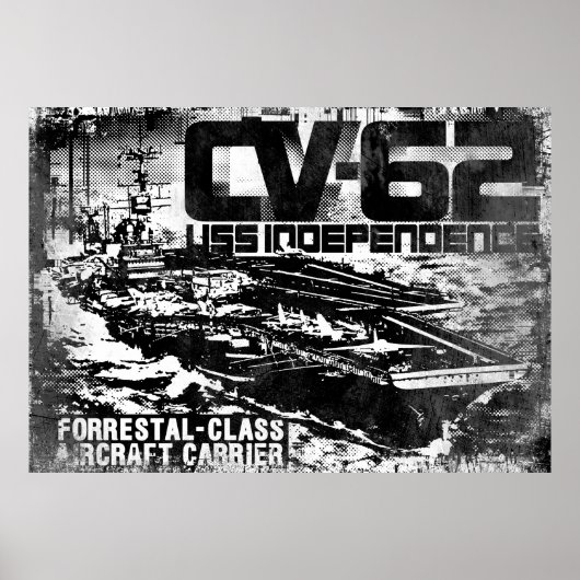 Poster Imprimer l'indépendance du transporteur aérien (Devant)