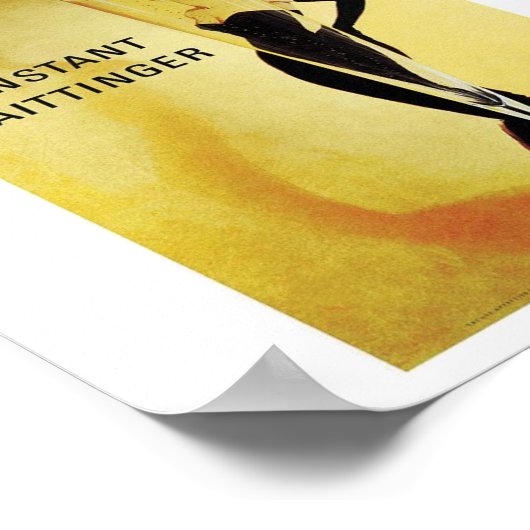 Poster Imprimer l'instantané Taittinger (Coin)