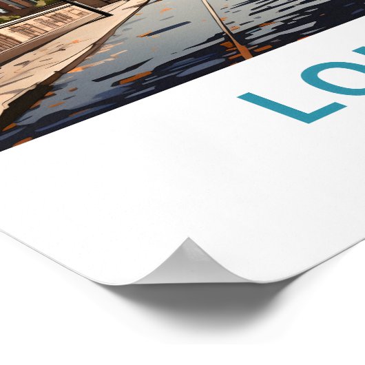 Poster Imprimer Londres (Coin)