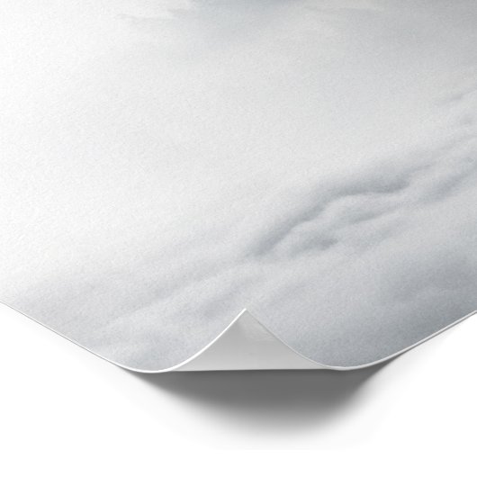 Poster Imprimer Loup de neige (Coin)