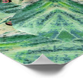 Poster Imprimer Luna Moth Kaleidoscope (Coin)