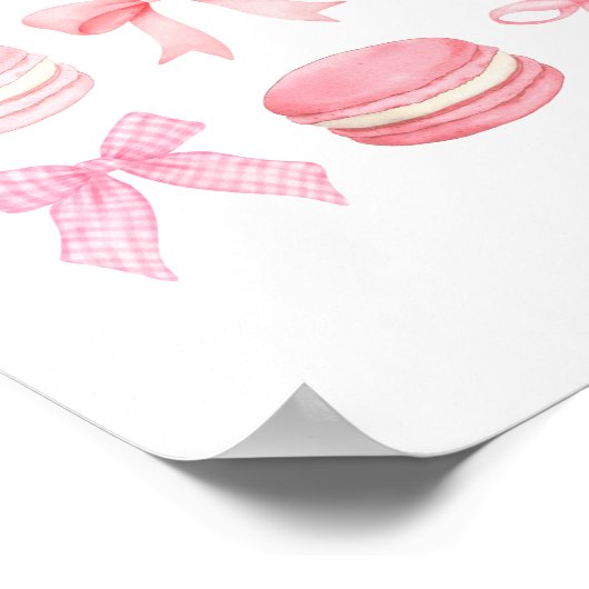 Poster Imprimer Macaron Bow (Coin)