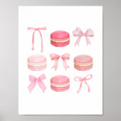 Poster Imprimer Macaron Bow (Devant)