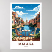 Poster Imprimer Malaga Espagne (Devant)