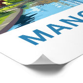 Poster Imprimer Manchester England Travel (Coin)