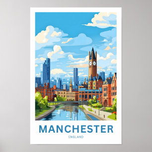 Poster Imprimer Manchester England Travel