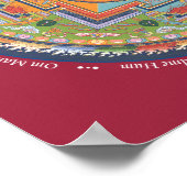 Poster IMPRIMER Mandala de Chenrezig - avec mantra (Coin)