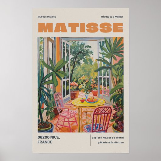 Poster Imprimer Matisse Art Moderne (Devant)