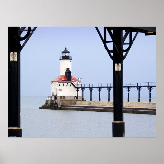 Poster Imprimer - Michigan City East Pierhead (Devant)