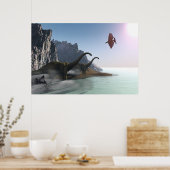 POSTER IMPRIMER MONDE PRÉHISTORIQUE (Cuisine)