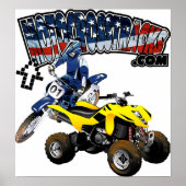 Poster Imprimer MotocrossTracks (Devant)