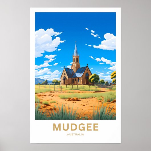 Poster Imprimer Mudgee Australie Travel (Devant)