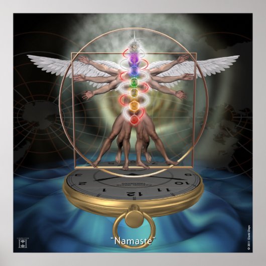 Poster Imprimer "Namaste" (Devant)