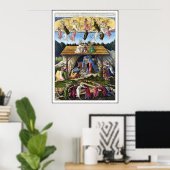 Poster Imprimer : Nativité mystique de Sandro Botticelli (Bureau à domicile)