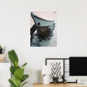 Poster Imprimer "Navire" (Bureau à domicile)
