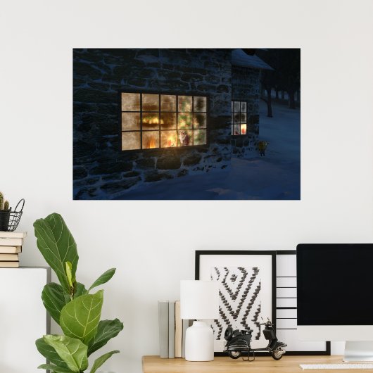Poster Imprimer Noël Cwm (Bureau à domicile)