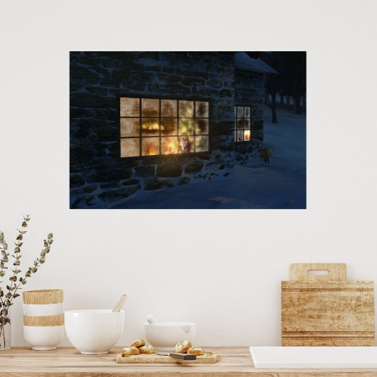 Poster Imprimer Noël Cwm (Cuisine)