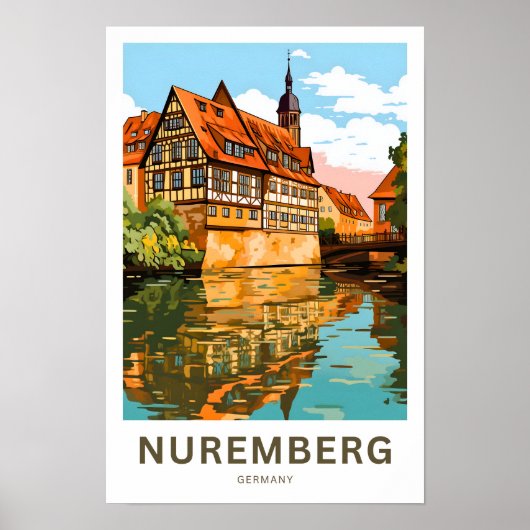 Poster Imprimer Nuremberg Allemagne (Devant)