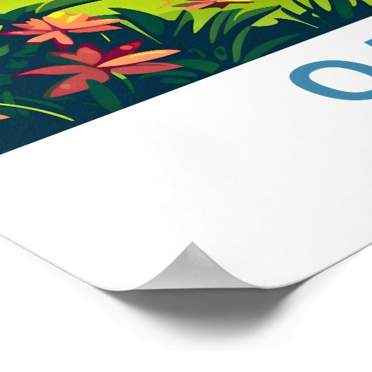 Poster Imprimer Oahu Hawaii Travel (Coin)