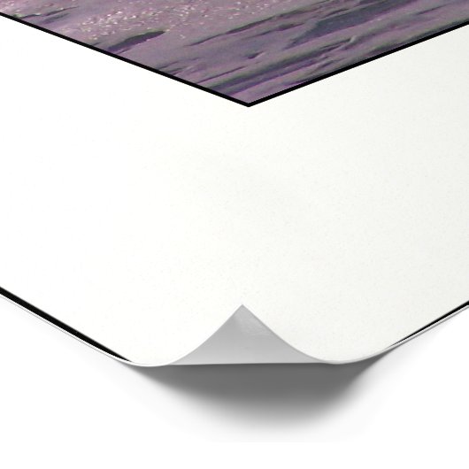 Poster Imprimer Ocean Beach Waves (Coin)