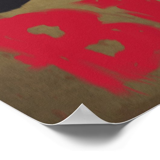 Poster Imprimer Oncle Sam Zombie (Coin)