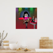 Poster Imprimer "Pam-Pam La Rue" - Par Kev Moore (Cuisine)