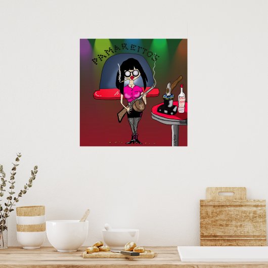 Poster Imprimer "Pam-Pam La Rue" - Par Kev Moore (Cuisine)