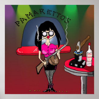 Poster Imprimer "Pam-Pam La Rue" - Par Kev Moore