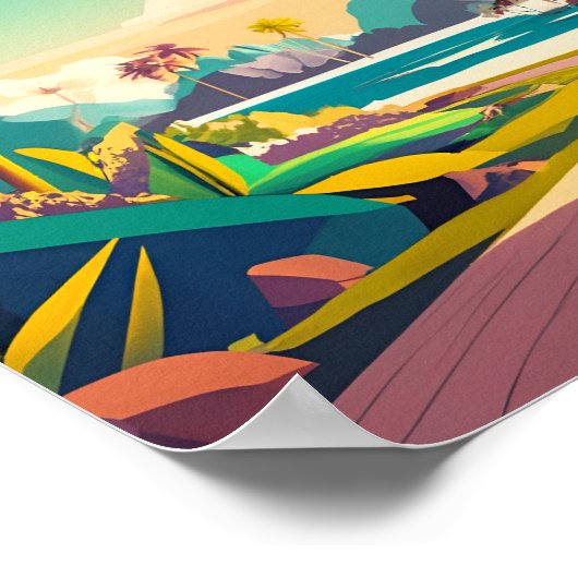 Poster Imprimer, Papier d'affiche de valeur (Matte) (Coin)