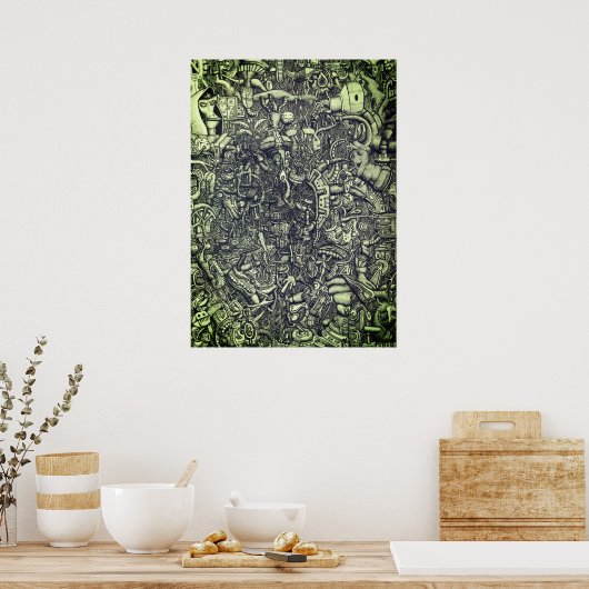 Poster Imprimer, Papier d'affiche de valeur (Matte) (Cuisine)