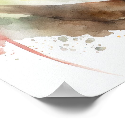 Poster Imprimer, Papier d'affiche de valeur (Matte) (Coin)