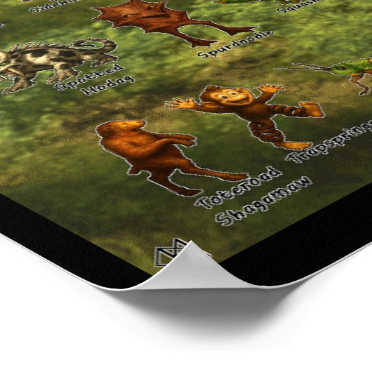 Poster Imprimer, Papier d'affiche de valeur (Matte) (Coin)