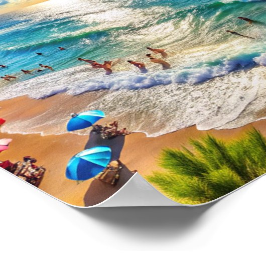 Poster Imprimer, Papier d'affiche de valeur (Matte) (Coin)